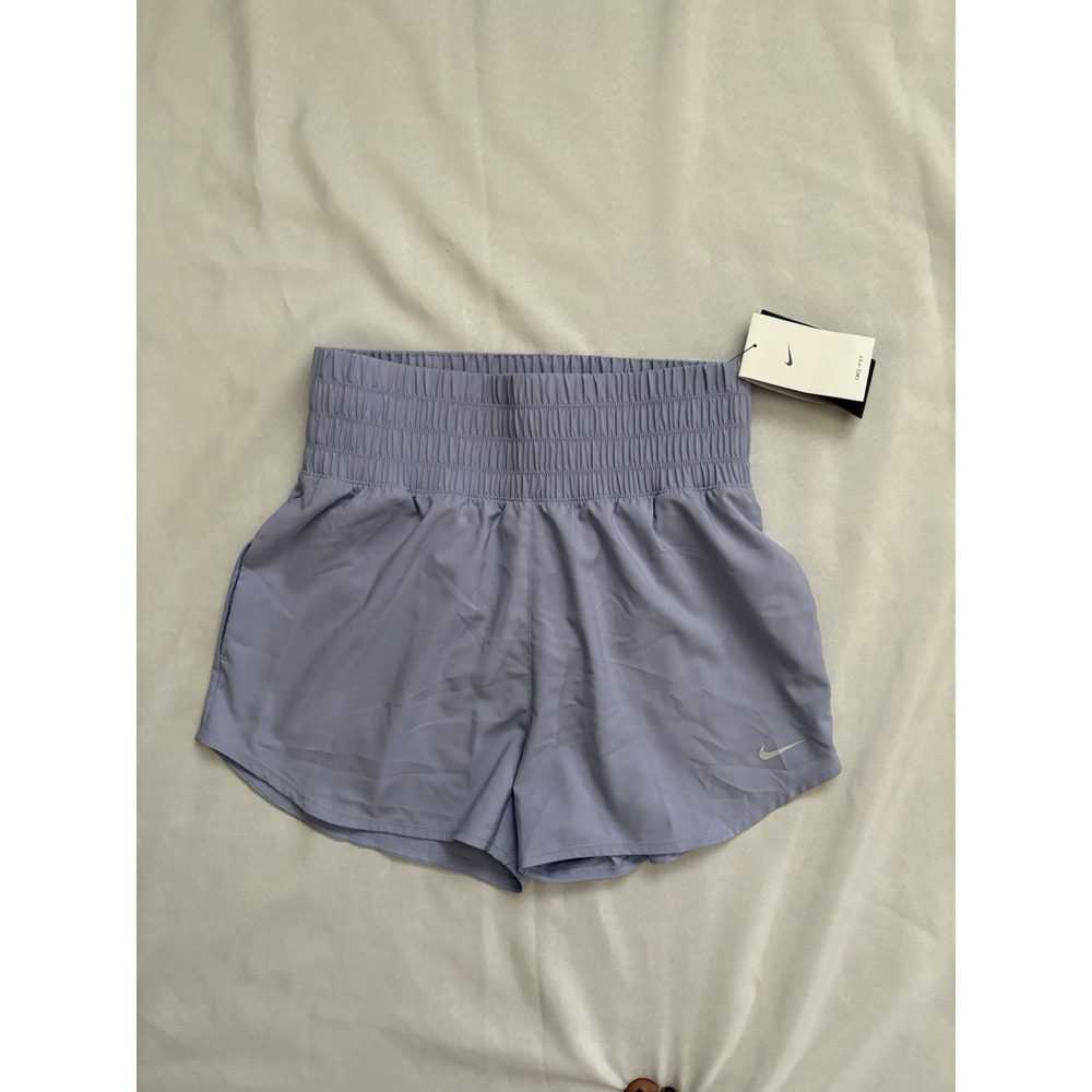 NEW NIKE Dri Fit 3" Running Shorts Lined Light Purple DX6642-533 Women's Medium - Picture 2 of 9